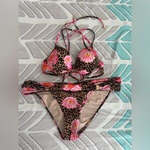 Victoria’s Secret cheetah peony bikini